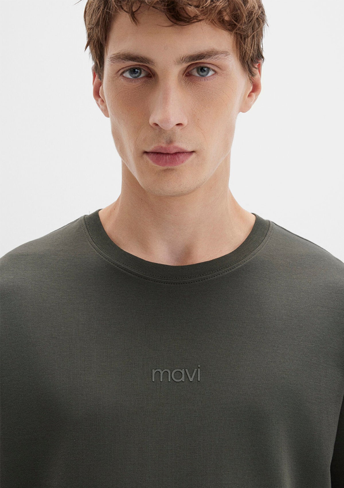 Mavi Printed Khaki T-Shirt