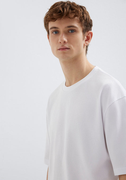Mavi Embroidered White T-Shirt