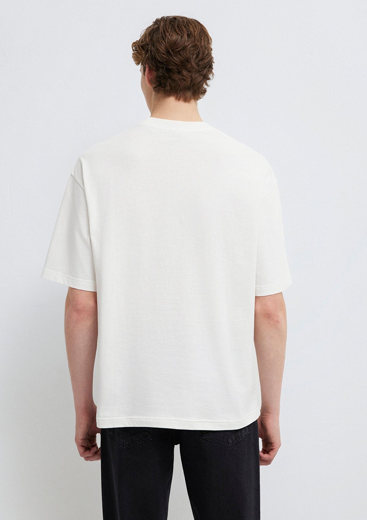 Mavi Logo Printed Ecru T-Shirt