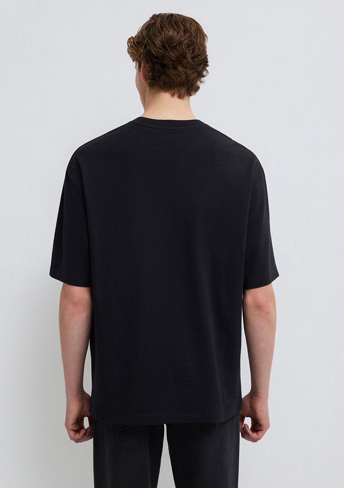 Mavi Logo Printed Black T-Shirt