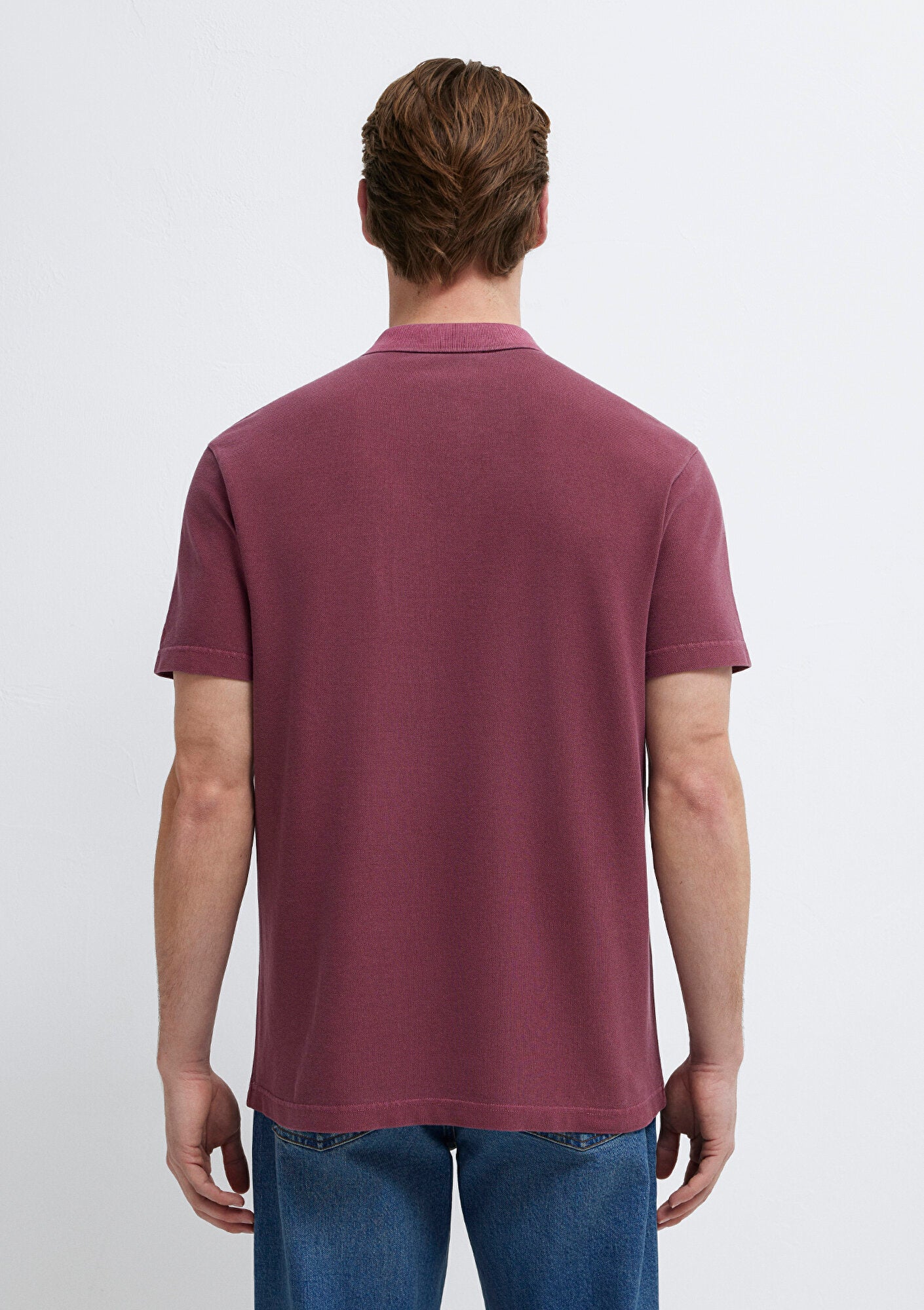 Burgundy Polo T-Shirt