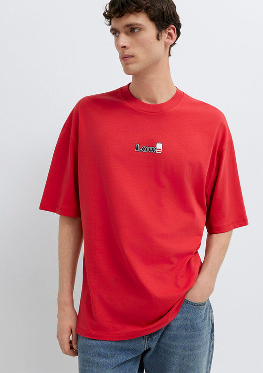 Printed Red T-Shirt
