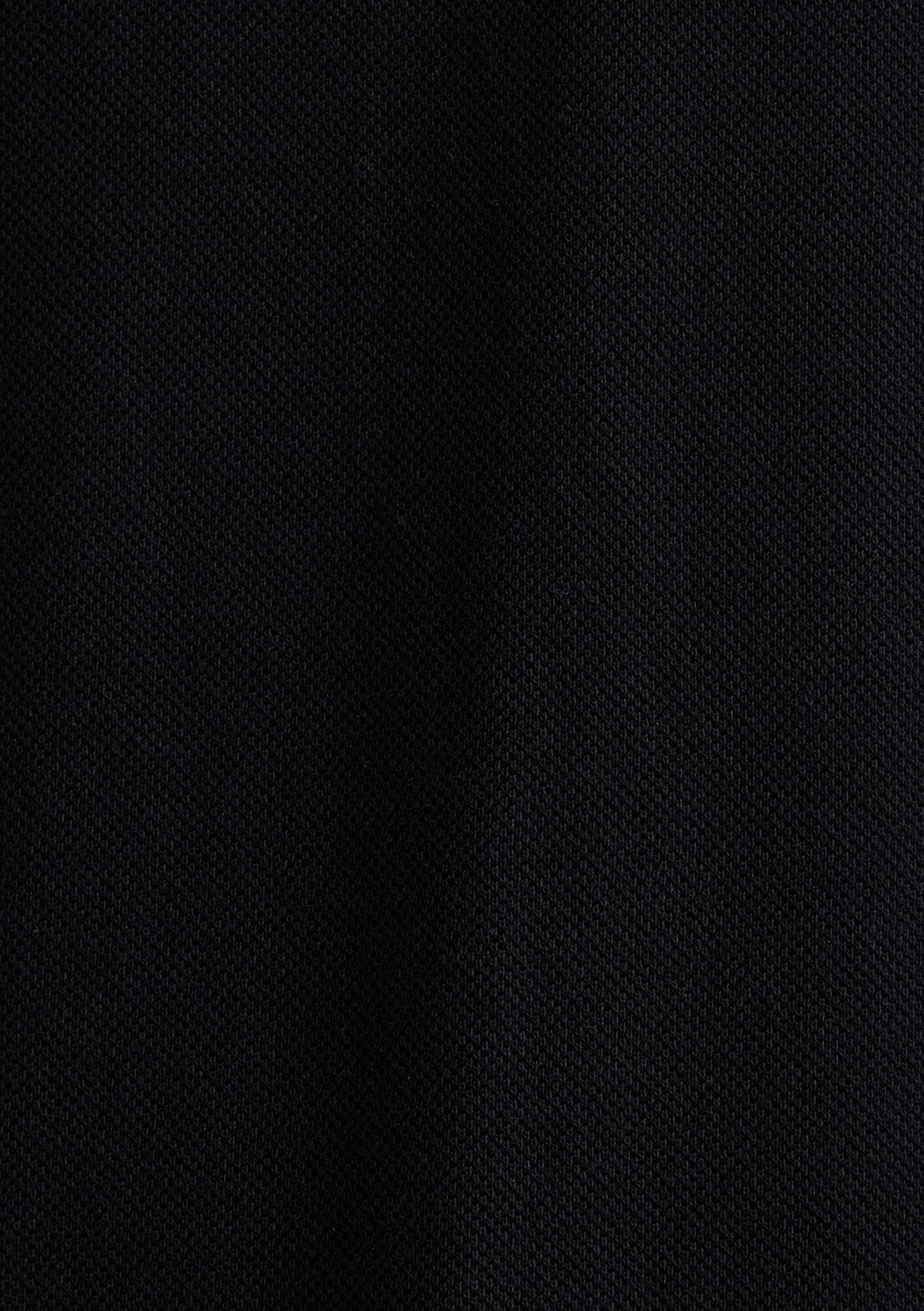 Collar Detailed Black Polo