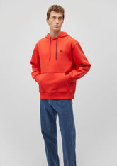 Mavi Logo Embroidered Red Sweatshirt