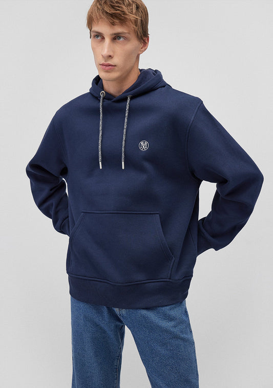 Mavi Logo Embroidered Navy Sweatshirt