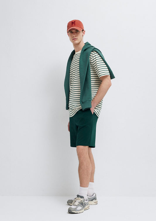 Green Basic Shorts