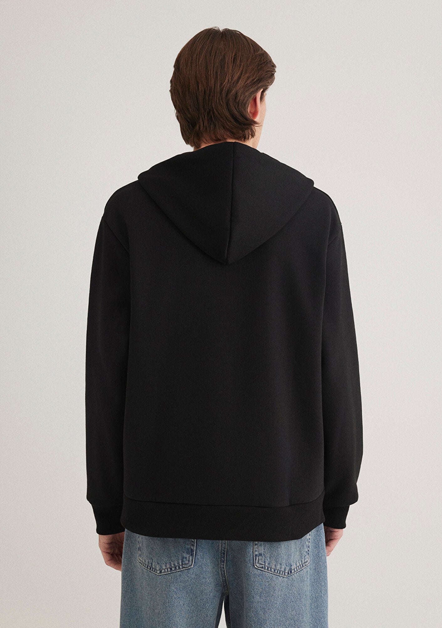 Zip Black Sweatshirt