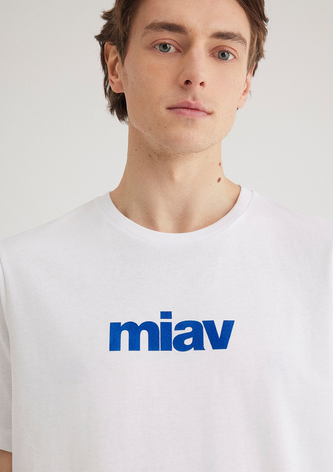 Miav Printed White T-Shirt