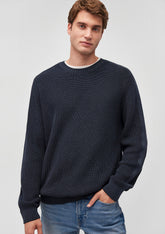 Crew Neck Navy Sweater