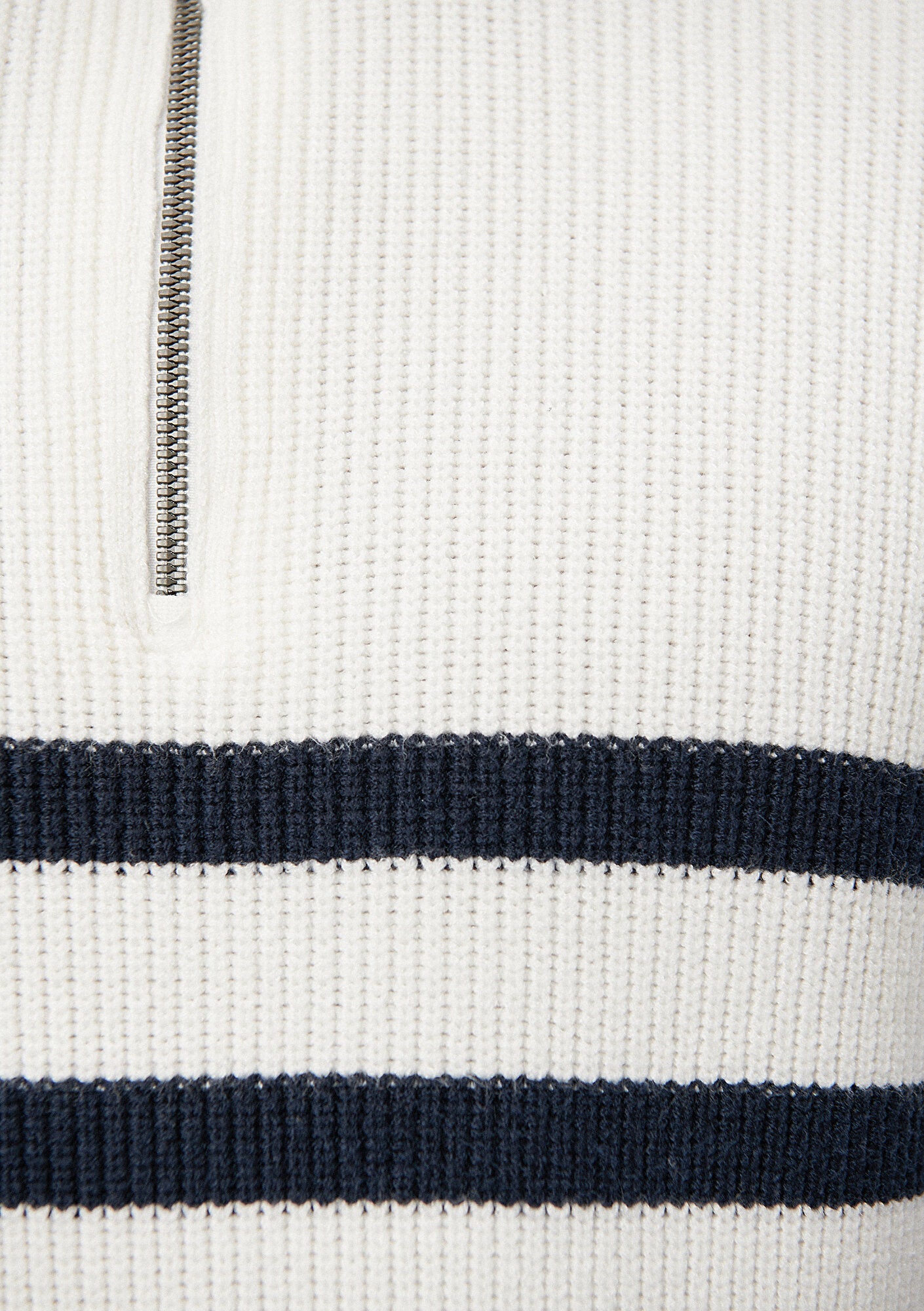 Striped Off White Sweater