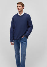 Navy Crewneck Sweater