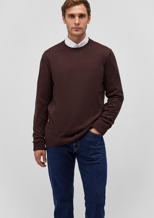 Brown Crewneck Sweater
