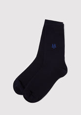 Navy Socket Socks