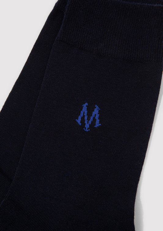 Navy Socket Socks