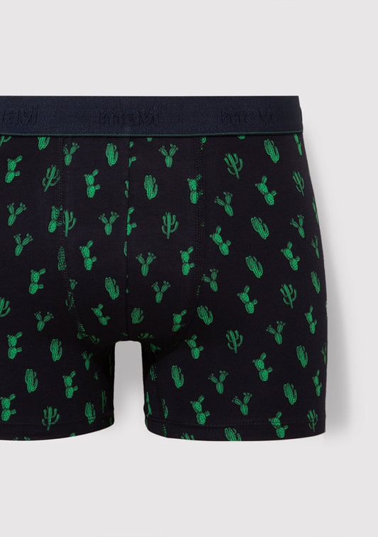 Printed Navy Boxers