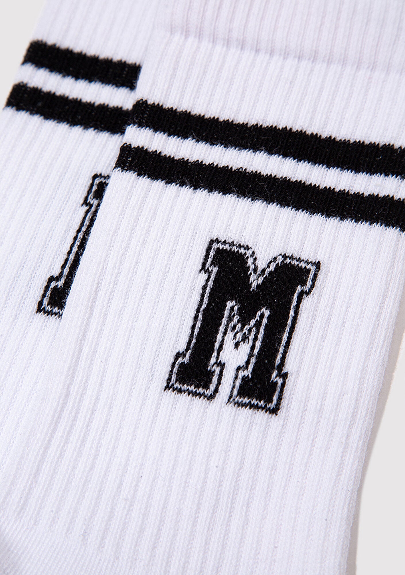 White Crew Socks