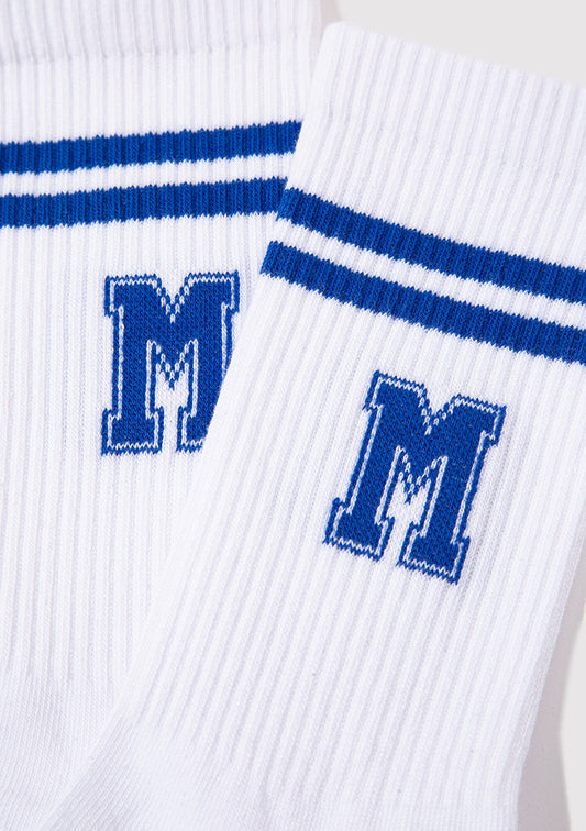 White Socket Socks