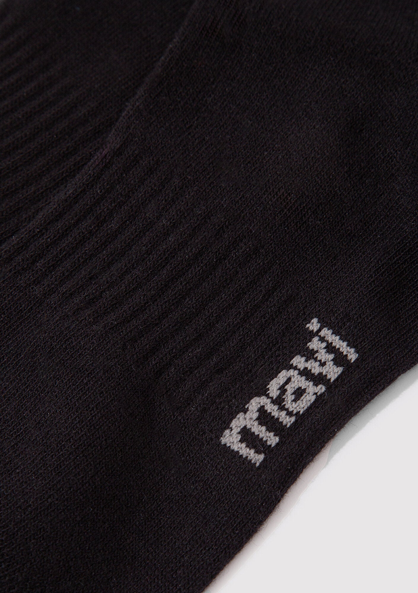 Mavi Logo Printed Black Socket Socks