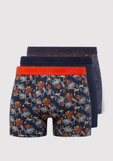 3 Pack Printed Boxers