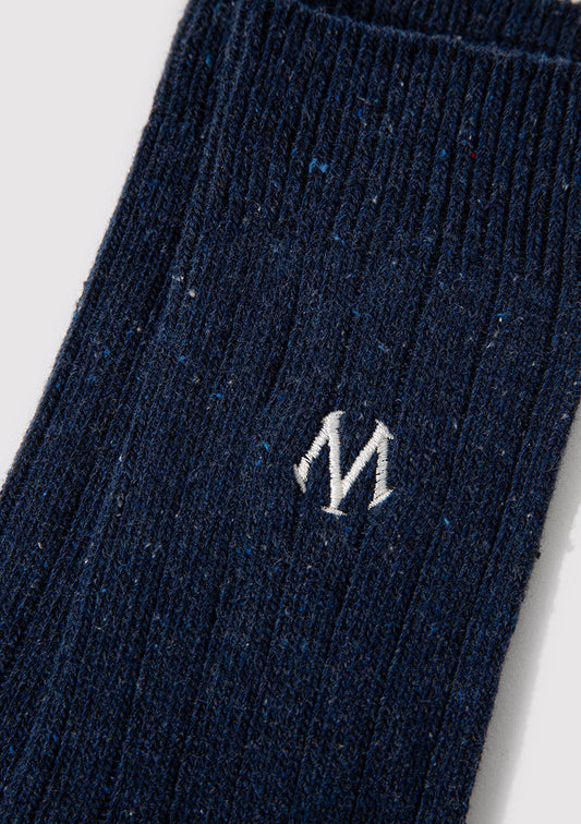 Navy Boot Socks