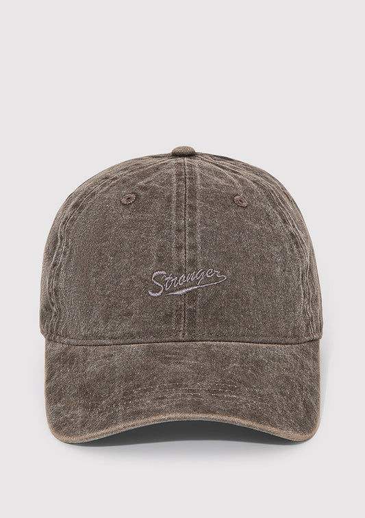Embroidered Khaki Cap