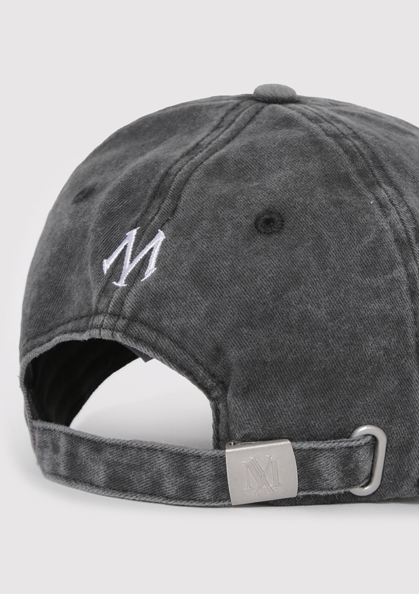 Embroidered Anthracite Cap