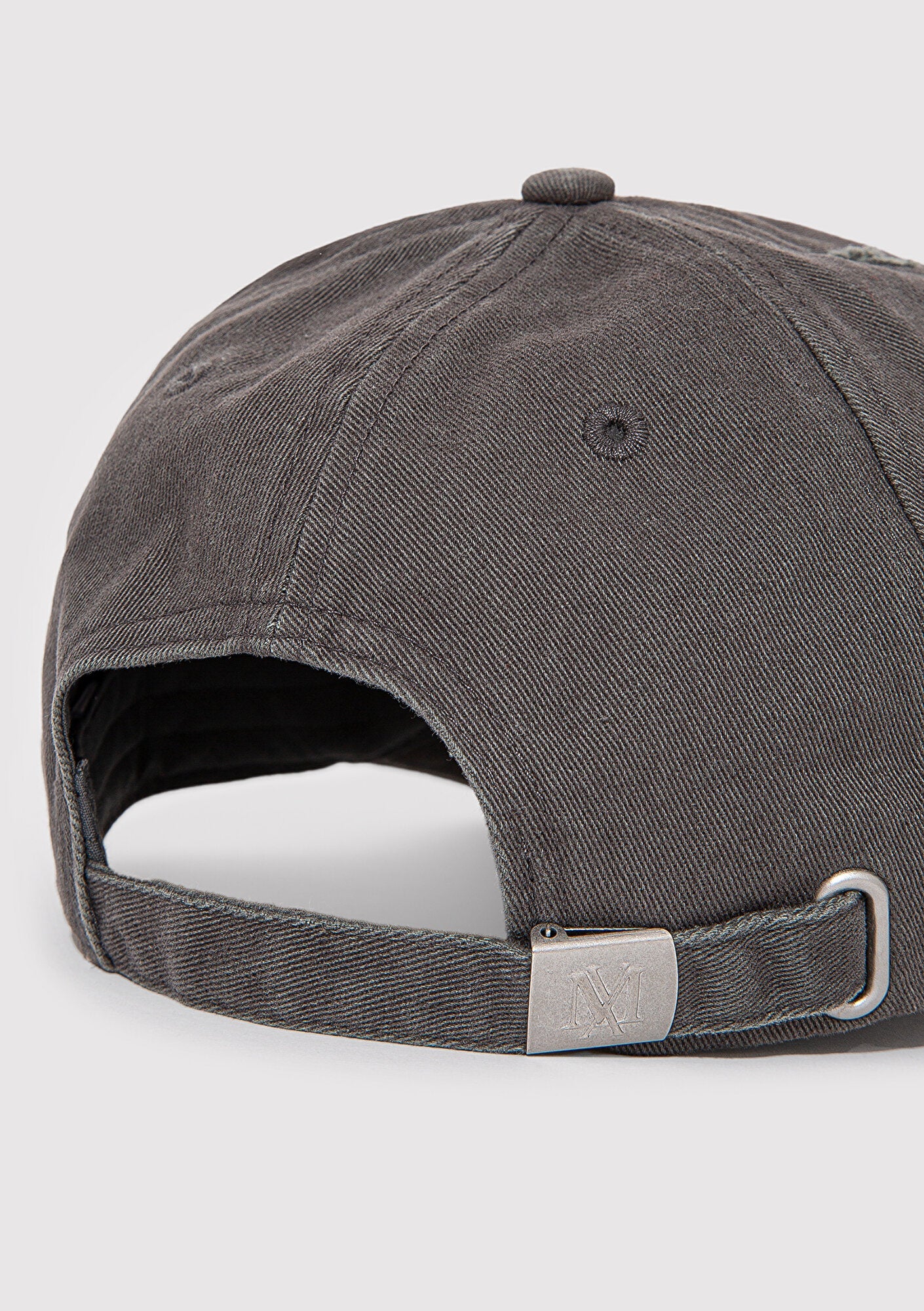 Embroidered Gray Cap