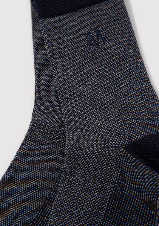 Navy Socket Socks