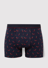 Peppers Printed Navy Boxers