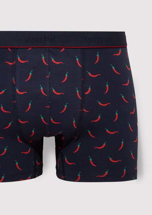 Peppers Printed Navy Boxers
