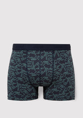Printed Navy Boxers