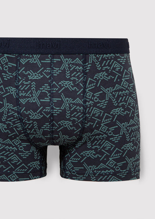 Printed Navy Boxers