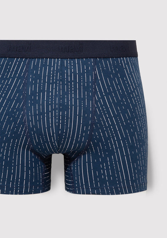 Striped Navy Boxer
