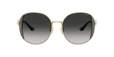 0HC7176B-Coach Sunwear-Shiny Light Gold / Smoke