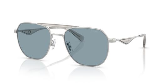 0HC7178-Coach Sunwear-Satin Silver / Grey