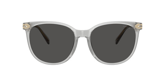 0HC8414BD-Injected Woman Sunglass-Transparent Dove