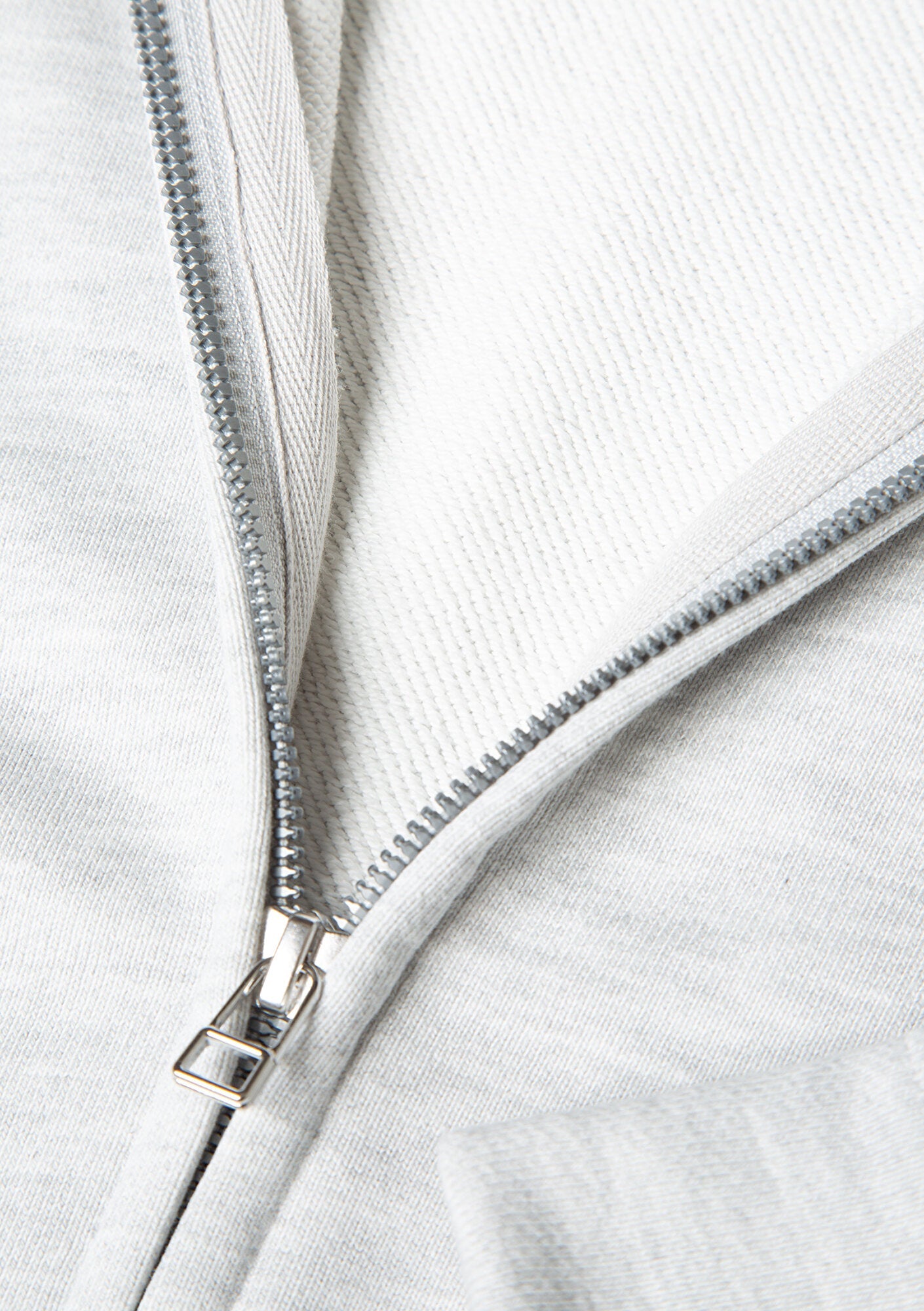 Full Zip Grey Sweatshirt