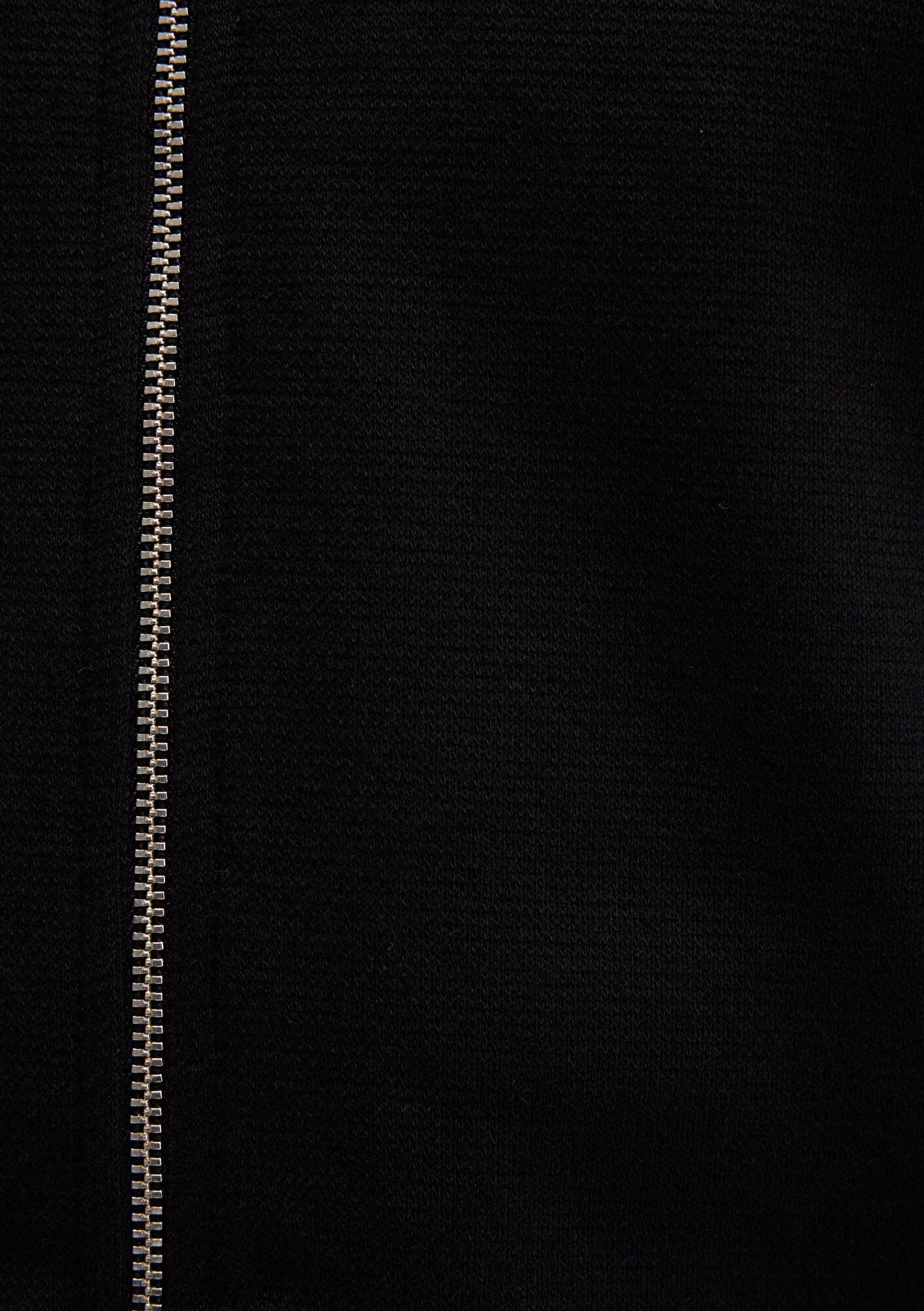 Full Zip Black Sweatshirt