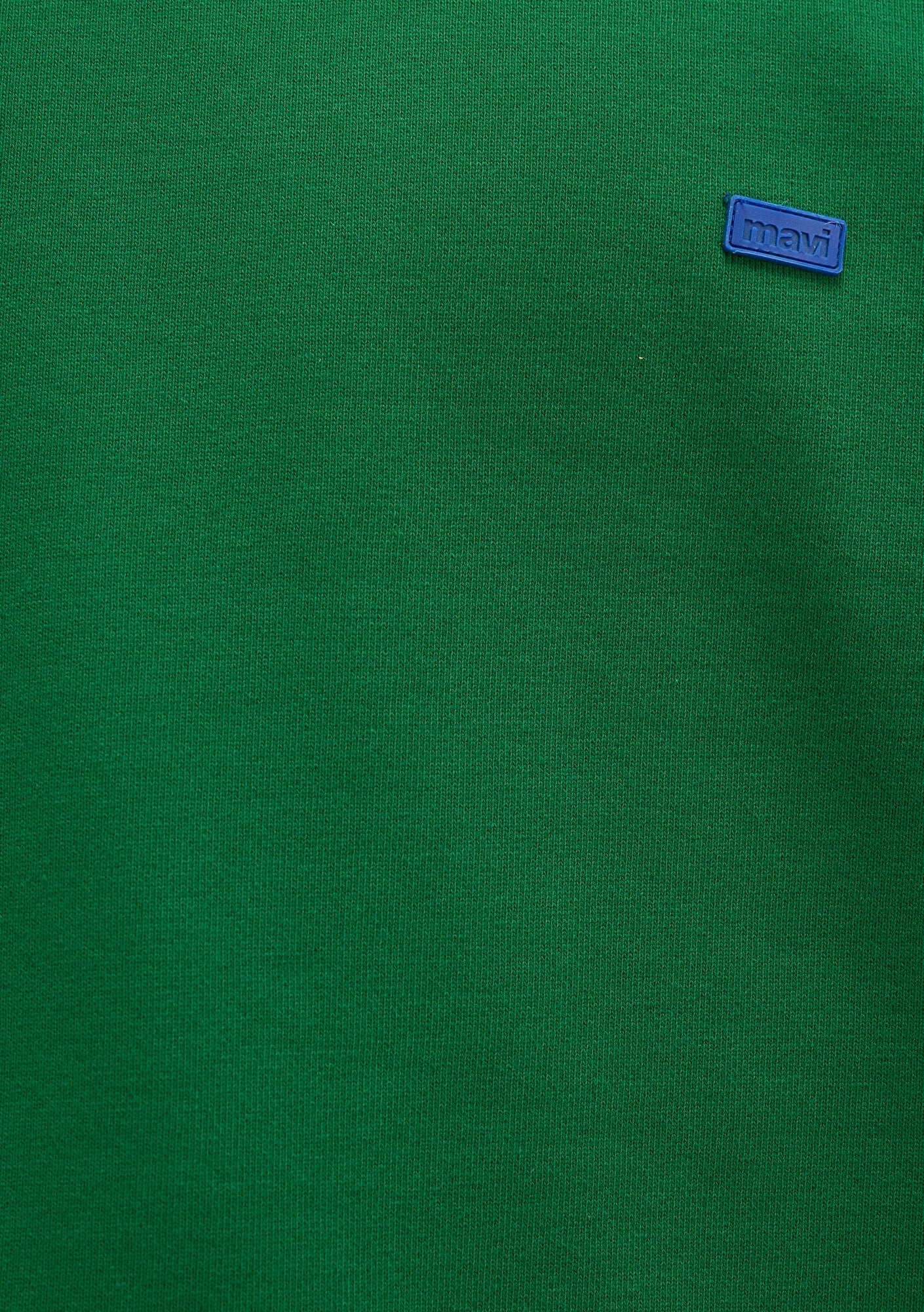 Crew Neck Green Sweatshirt