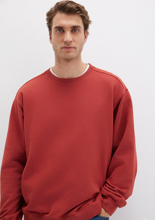 Red Crewneck Sweatshirt