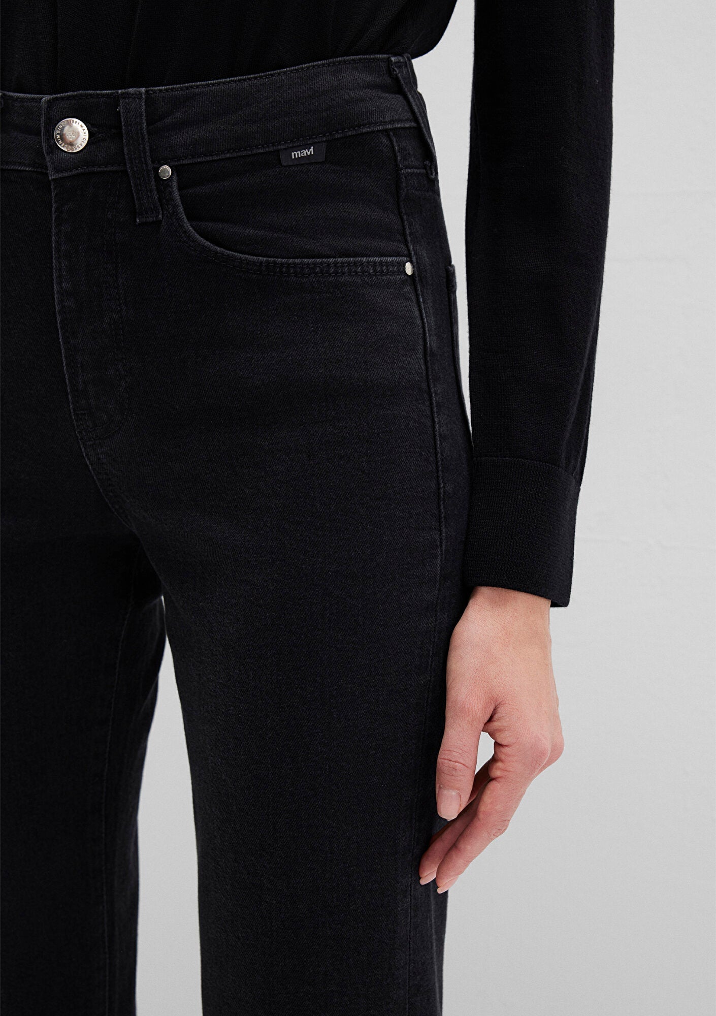 Cindy Classic Grey Smoke Jean Pants