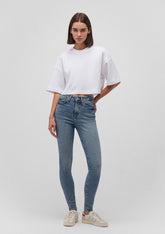 Serenay Mid Used Gold Shape Jean Pants