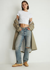 Barcelona Light Ripped College Jean Pants