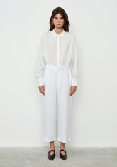 White Culotte Pants