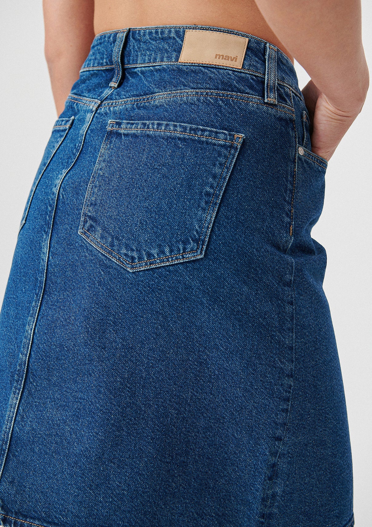 Valerie Blue Jean Skirt