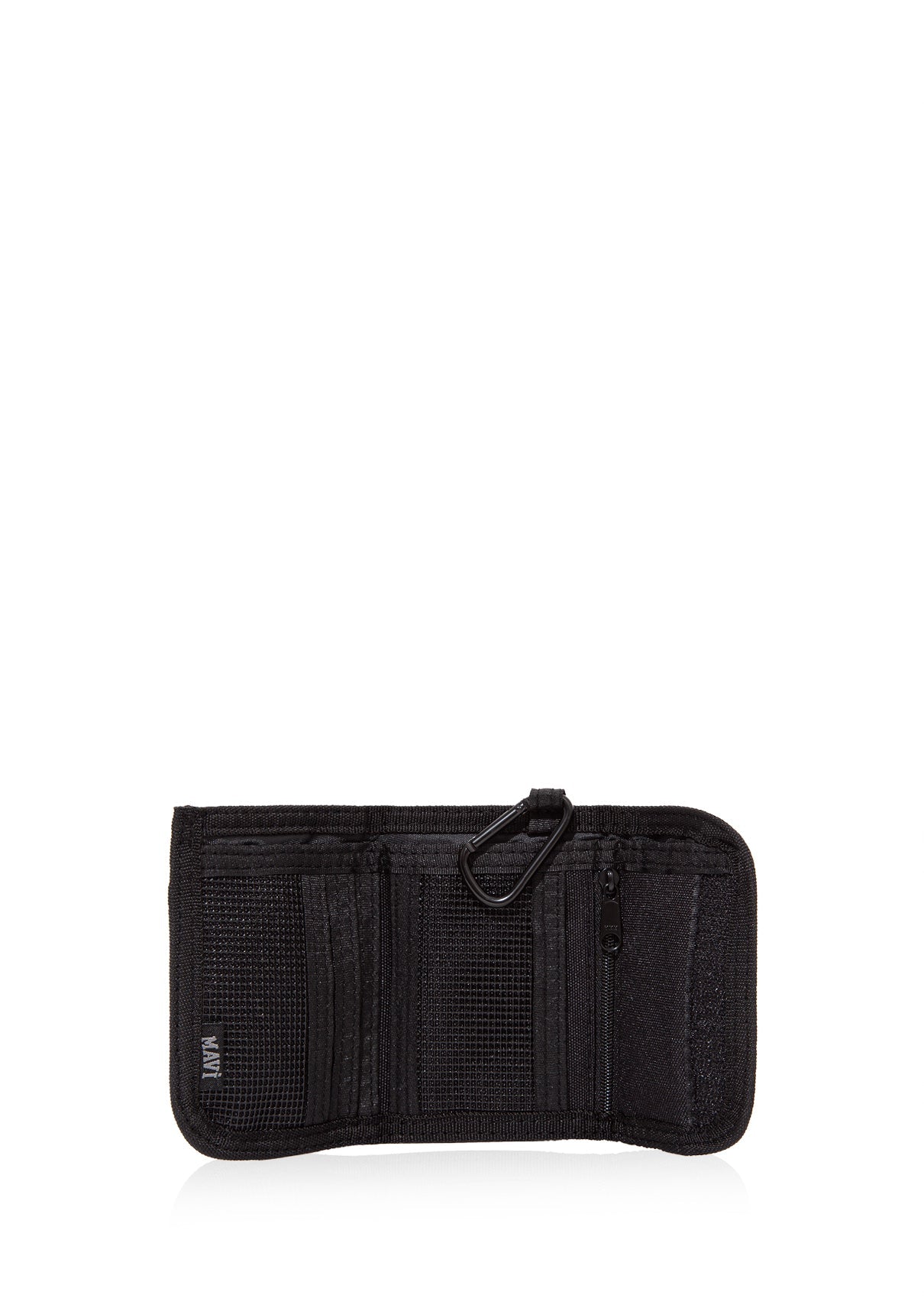 Mavi Logo Printed Black Wallet
