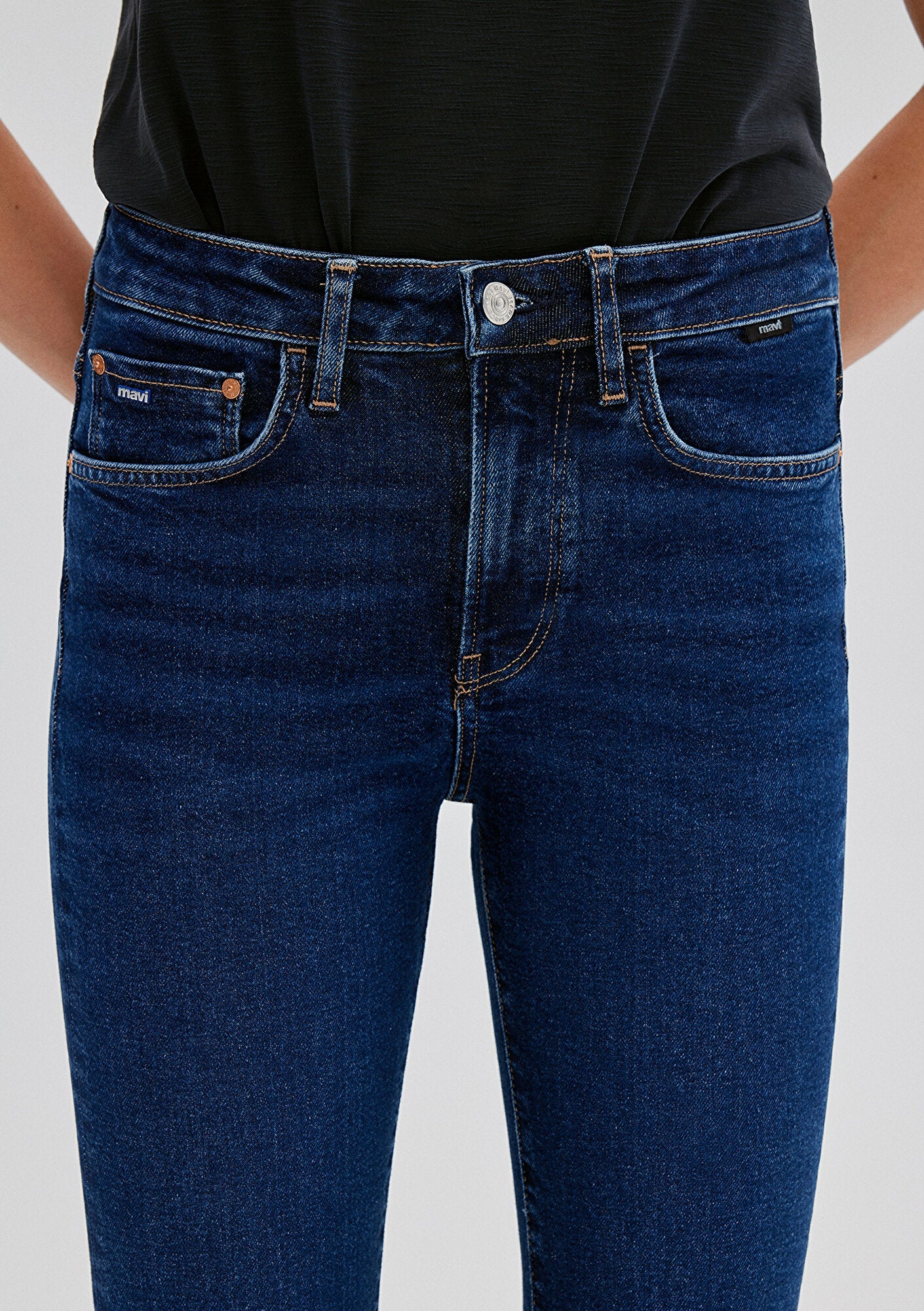 Maria Deep Blue Jean Pants