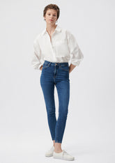 Serenay Dark Gold Shape Jean Pants