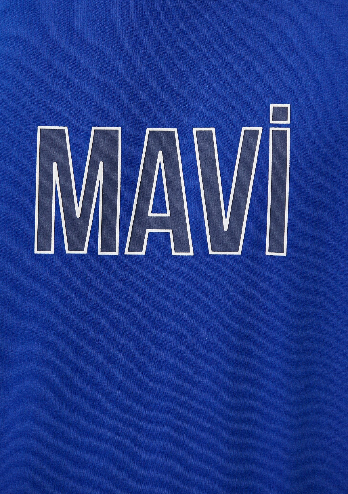 Mavi Logo Printed Blue T-Shirt