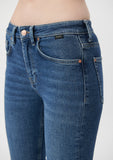 Maria Dark Blue Gold Denim Jean Pants